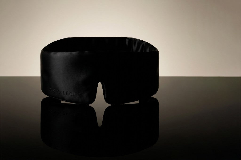 Azio Beauty silk eye mask — free gift with £100+ orders.